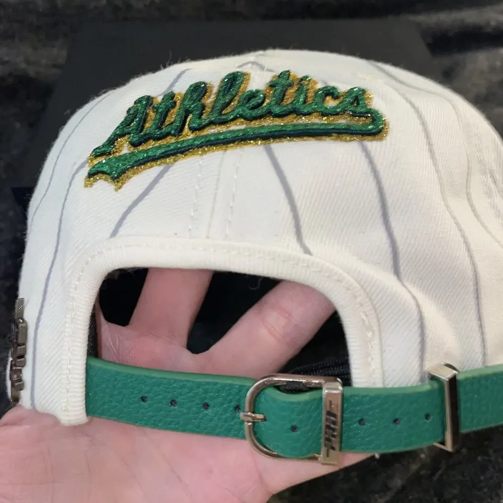 RARE! Oakland Athletics A's Pro Standard Cooperstown Collection Leather Cap Hat